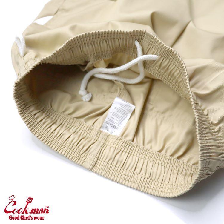 COOKMAN/クックマン　シェフパンツ　ショート カーゴ　Chef Pants Short Cargo 「Sand」（ユニセックス）サンド　ベージュ　ハーフカーゴパンツ