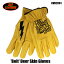 HOT LEATHERS Uni-Sex Gold 'Bolt' Deer Skin Leather Gloves ᥫ˥å֥Х סޡGVD2001