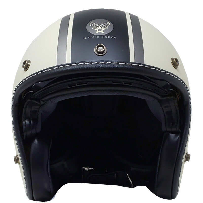 HOUSTON　ヒューストン インナーバイザーヘルメット（HTVH-2021）アイボリー／ガンメタ／ブラック フリーサイズ　SG規格適合品　内装脱着可能