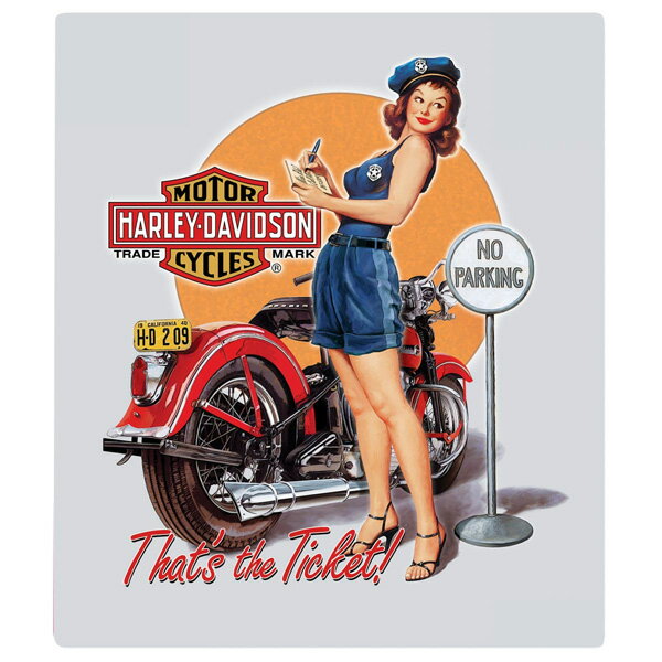 樂天商城 - Harley-Davidson Tin Signs ティン　サインプレート　#2010511 Ticket Babe　ハーレーダビッドソン