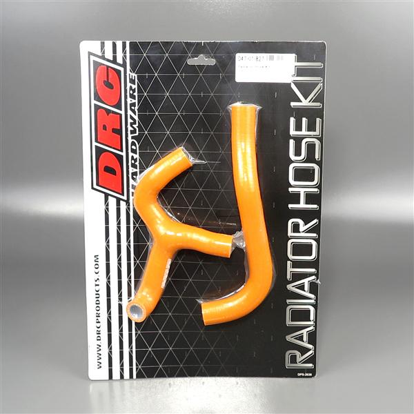 [展示品 未使用品] ◇KTM 65SX '09-'15 DRC シリコン ラジエターホースキット ORANGE 検索/ラジエーターホース (D47-01-827) [中古]