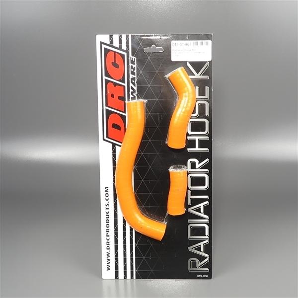 [展示品 未使用品] ◇KTM 450SXF/SMR '07-'10 DRC シリコン ラジエターホースキット ORANGE 検索/ラジエーターホース (D47-01-867) [中古]