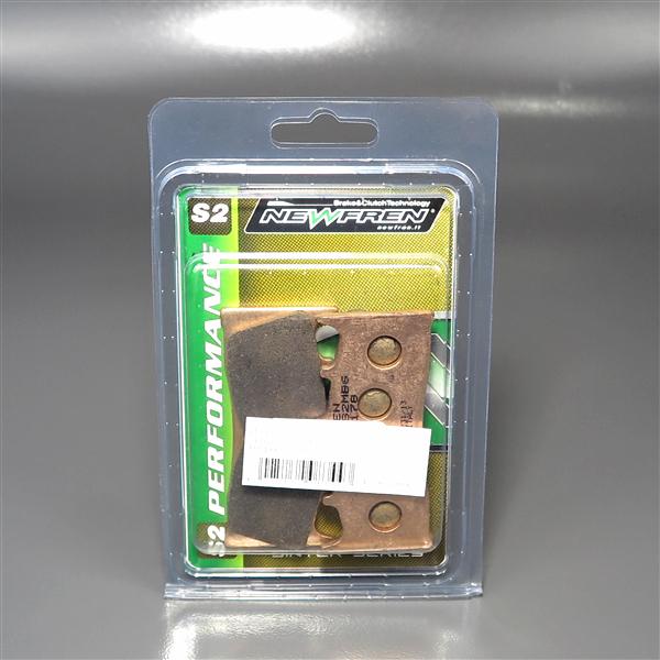 [展示品 未使用品] ◇GSX1300Rハヤブサ GSX-R1000/R1100 GSX1400 GS1200SS GSF1200/S フロント用 NEWFREN/ニューフレン イタリア製 S2シンタード ブレーキパッド (FD0199S2-1) [中古]