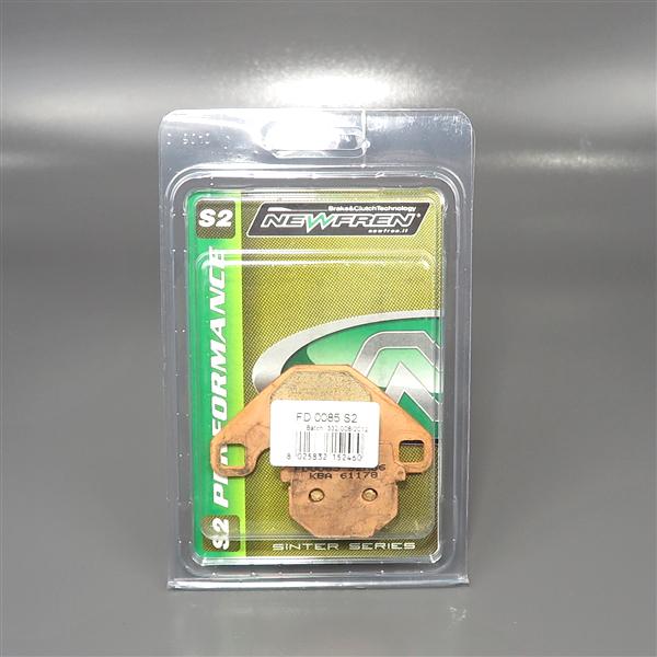 [展示品 未使用品] ◇KSR50/80 AR50/80 KX80-250 アドレス50/100/110 セピア/ZZ RM80/RS4/50/125 NEWFREN/ニューフレン イタリア製 S2シンタード ブレーキパッド (FD0085S2) [中古]