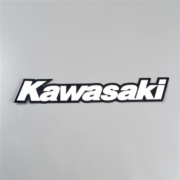 [展示品 未使用品] ◇UFO パンツレッグロゴ KAWASAKI/カワサキ ホワイト 縫い付けタイプ 検索/ジャケット/モトクロス (UF-1915-KW-W) [中古]