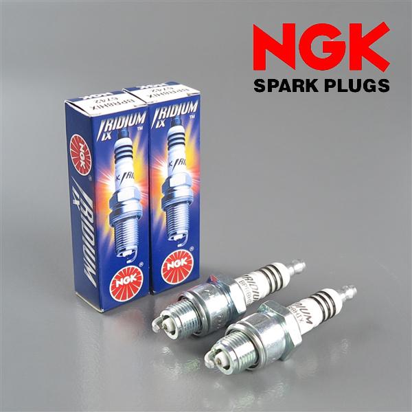 [展示品 未使用品] ◇2本セット NGK イリジウムIXプラグ BPR8HIX TN/分離型 ネジ径14mm/ネジ長12.7mm/HEX20.8 (BPR8HIX-2-C004) [中古]