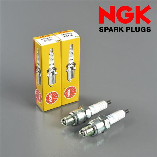 [展示品 未使用品] ◇2本セット NGK レジスタープラグ CR6HS T/ネジ型 ネジ径/10mm/ネジ長/12.7mm/HEX16 (CR6HS-2-C004) [中古]
