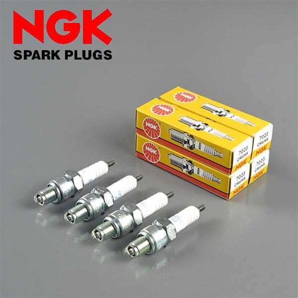[展示品 未使用品] ◇4本セット NGK レジスタープラグ CR6HS T/ネジ型 ネジ径/10mm/ネジ長/12.7mm/HEX16 (CR6HS-4-C004) [中古]