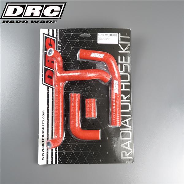 [展示品 未使用品] ◇ハスクバーナ TC250/TXC250 '10-'11 DRC シリコン ラジエターホースキット レッド (D47-02-063) [中古]