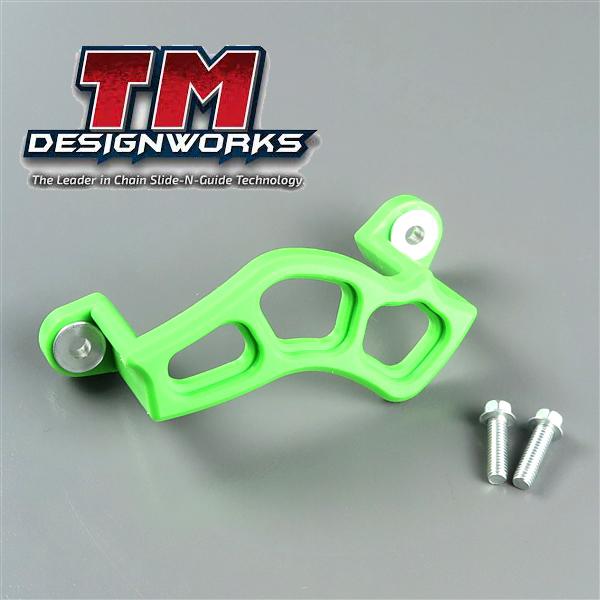 [展示品 未使用品] ◇KX250F/'06-'14 KX450F/'06-'12 TMデザインワークス プラスチックリアキャリパーガード グリーン (PLS366852) [中古]