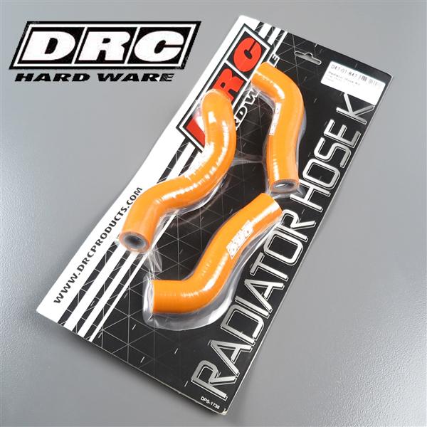 [展示品 未使用品] ◇KTM 250SX-F/250XC-F -'12 DRC シリコン ラジエターホースキット オレンジ (D47-01-847) [中古]