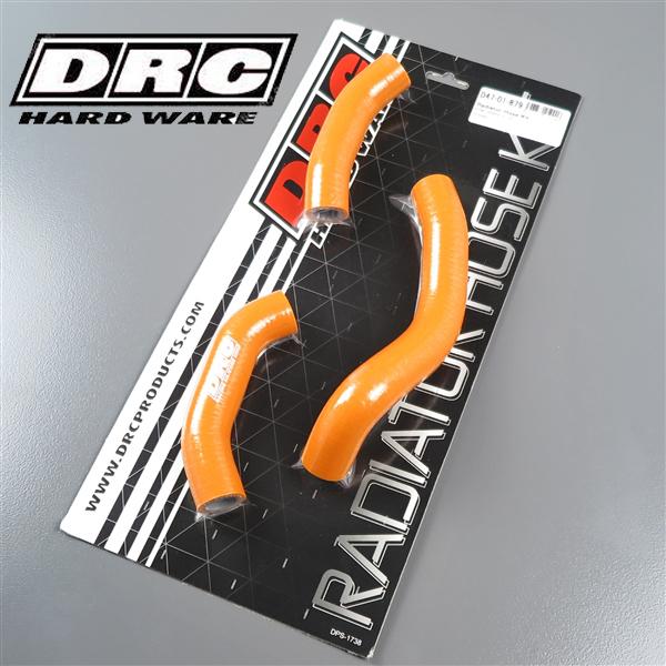 [展示品 未使用品] ◇KTM 450SX-F/450XC-F '16-'18 DRC シリコン ラジエターホースキット オレンジ (D47-01-879) [中古]