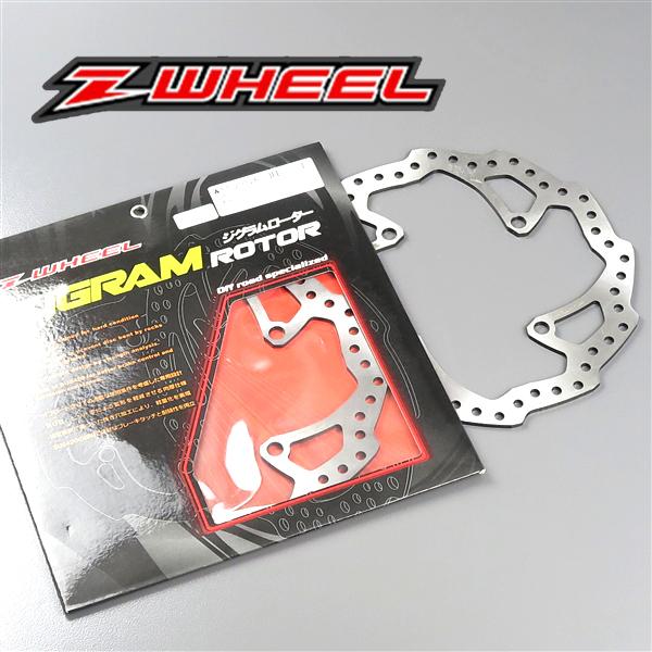 [展示品 未使用品] ◇KX250/'20 KX450/'19-'23 Z-WHEEL リア用 ジグラムローター ソリッドタイプ (W51-20126)検索/ブレーキディスク [中古]