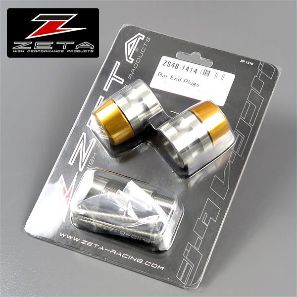 [展示品 未使用品] ◇YAMAHA FZ/MT/XSR/XJR ZETA ハンドルバーエンドプラグ ゴールド (ZS48-1414)検索/フェザー/FAZER [中古]