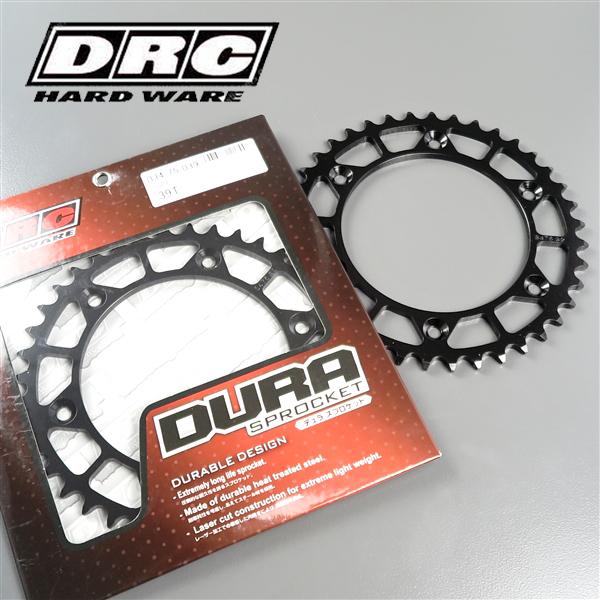 [展示品 未使用品] ◇KTM 125-650 EXC/EXC-F/EXC-R/SMR/SX/SXF/XC/XCW '91-'19 DRC DURAスプロケット リア 520サイズ/39丁 ブラック (D34-75-039) [中古]