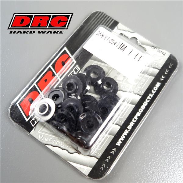 [展示品 未使用品] ◇DRC M6用φ18mm Type11 アルミスペーサー/ブラック 20個入り (D58-57-354) [中古]