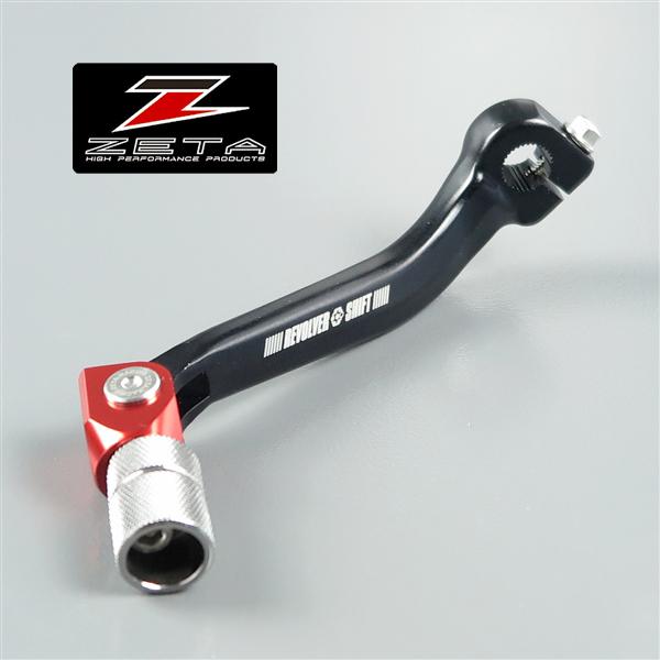 [展示品 未使用品] ◇RM-Z250/'07-'22 ZETA リボルバーシフトレバー/チェンジペダル レッド (ZE90-3212) [中古]
