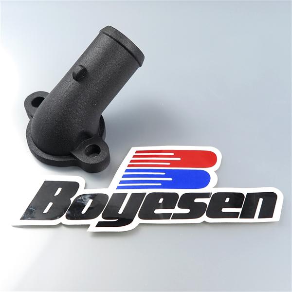 [展示品 未使用品] ◇KX450F '06-'11 BOYESEN ハイフローウォーターポンプ エルボー ブラック (BO-WPE-18B)検索/ボイセン [中古]