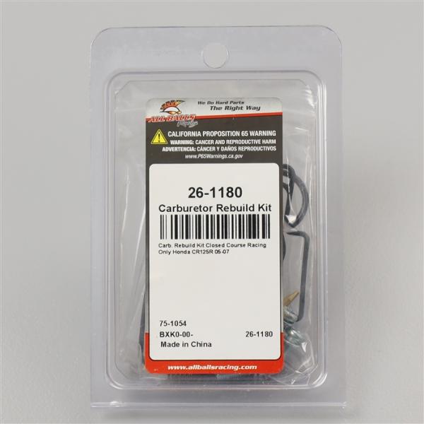 [展示品 未使用品] ◇CR125R/'05-'07 ALL BALLS キャブレターリビルドキット (AB26-1180) [中古]