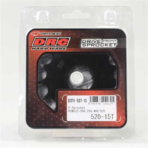 [展示品 未使用品] ◇ KTM 125SX/250SX/350SX-F/250EXC/350EXC/150XC/250XC/350XC DRC DURA フロントスプロケット 520サイズ 15丁(D331-537-15) [中古]
