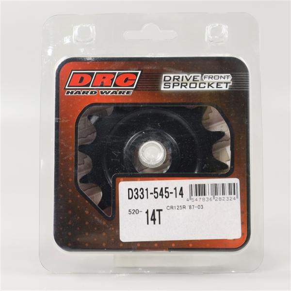 [展示品 未使用品] ◇ CR125R 87-03 DRC DURA フロントスプロケット 520サイズ 14丁(D331-545-14) [中古]