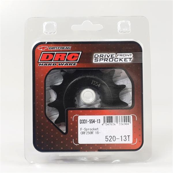 [展示品 未使用品] ◇ ハスクバーナ CRF250R/18-21 CRF250RX/19-21 DRC DURA フロントスプロケット 520サイズ 13丁(D331-554-13) [中古]