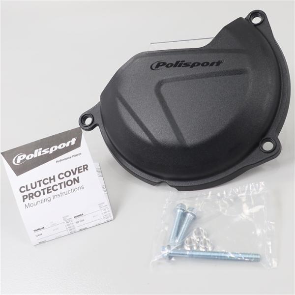 [展示品 未使用品] ◇ KTM 450SX-F/XC-F 2013-2015 ハスク FC450 2014-2015 ポリスポーツ クラッチカバープロテクター ブラック(64-0733B) [中古]