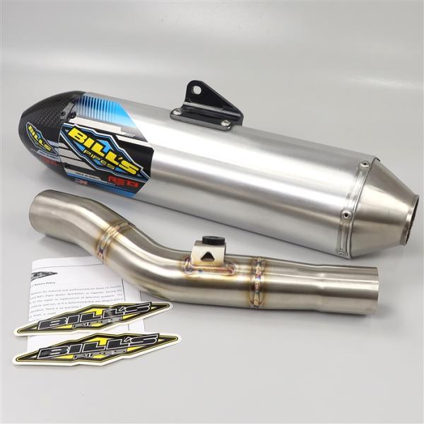 [展示品 未使用品] ◇ KX250F '14-'16 BILLS PIPES RE13 2mMAX スリップオンマフラー サイレンサー(53-K25014)訳アリ [中古]