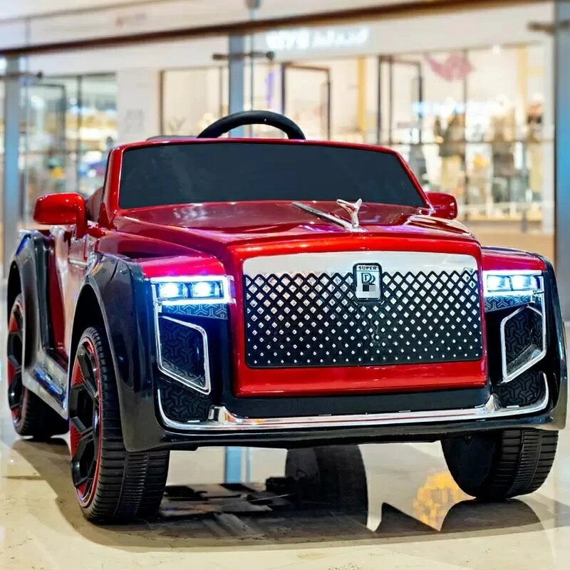 【新作】電動乗用ラジコンカー 子供用ロールス・ロイス カリナン四輪 キッズカー 乗用玩具 ベビーカー型電動カー 自己運転＆保護者リモコン 知育おもちゃ 音楽・物語・英語学習 可坐乗 幼児 男の子 女の子 誕生日 プレゼント ギフト 贈り物