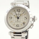 カルティエ CARTIER パシャC メリディアン W31029M7 アイボリー 自動巻き ステンレススティール 腕時計 ボーイズ【中古】