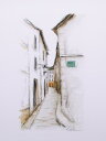 【作家名】中野克彦 【作品名】パリの裏通り・1 パリ 風景画 絵 絵画 フランス 版画 ジークレー 額付き インテリア プレゼント 新築祝い 開店祝い 国内送...