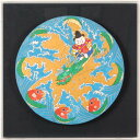 あごぱん 福の大波 現代アート 絵画 ポップアート パンダ アクリル画 一点物 インテリア プレゼント コレクション 新築祝い 開店祝い 新品額付き 国内送料無...