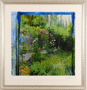 ホアキン・トレンツ・リャド 薄明りのヘネラリッフェ 花 絵画 薔薇 インテリア シルクスクリーン 版画 コレクション プレゼント 新築祝い 開店祝い 新品額付き...