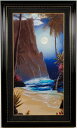 画家名：ジョン・アルホーグ 作品名：グレイトセレナーデ 絵のサイズ：W49×H98cm 額装サイズ：W74,5×H124cm 版画の技法：ミクストメディア サイン：作家直筆金ペンサイン 納期：10日 ジョン・アルホーグがミクストメディアの版画で制作した海の絵画「グレイトセレナーデ」は、ハワイの美しい海を描いたインテリアの絵画です。 このミクストメディアの版画の限定枚数は250部です。 ジョン・アルホーグのミクストメディアの版画は、イルフォクロームという特殊な技法で制作されています。 そして所々に手彩が加えられ、一つの小さなダイヤモンドが青い波の部分に埋め込まれています。 満月の夜のハワイの海を描いた美しいミクストメディアの版画です。 「グレイトセレナーデ」というタイトルに相応しい、ハワイへの大きな愛を感じる素晴らしい海の絵画だと思います。 ジョン・アルホーグ　プロフィール 1959年カナダ・ブリティッシュコロンビアに生まれる。 芸術家の父親の影響で、幼い頃から絵画を描いて育つ。 1963年父親の転勤でイリノイ州へ移る。 1966年父親の転勤でテキサス州へ移る。 1982年ハワイに移り住む。 兄テリーと額縁屋を起す。 その中で、数々のアーティストの作品に触れ、絵画を描く。 1992年本格的に絵画の制作活動を開始する。 190センチ、100キロの巨体に似合わず、繊細で優しい性格。 また右手と左手を全く同じように使えるという驚異的な器用さを持っている。 またジョン・アルホーグの絵画がアートセラピーとしての効果があると認められ、テキサス州の病院では各病室にジョン・アルホーグの作品を飾っている病院もある。 主なコレクターはレーガン元大統領、元横綱・曙など有名人も数多く、曙とは高校時代の友人でもある。 2001年日本で絵画の展示会が開催される。