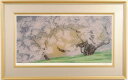 中島千波 臥龍桜爛漫 桜 絵画 臥龍桜 和風 岐阜県高山市一之宮町 日本画家 インテリア リトグラフ 版画 コレクション プレゼント 新築祝い 開店祝い 新品額...