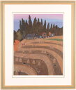 原田泰治 晩秋の影 インテリア 絵画 風景画 宮崎県西臼杵郡五ヶ瀬町 ジークレー 版画 プレゼント コレクション 新築祝い 開店祝い 新品額付き 国内送料無料 ...