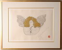 フジ子・ヘミング 天使 インテリア 絵画 自画像 銅版画 プレゼント コレクション 新築祝い 開店祝い 新品額付き 国内送料無料 ■