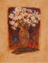 花 絵画 静物画 シルクスクリーン 版画 ロイ・フェアチャイルド 「FOR YOU」 額付き 国内送料無料
