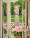 ジャン・ピエール・カシニョール 「開かれた窓」 絵画 リトグラフ 版画 人物画 額付き 国内送料無料
