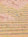 桜 絵画 鳩 絵 和風 リトグラフ 版画 池田遙邨 「花の石段」 額付き 国内送料無料
