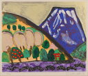片岡球子 めでたき青富士 富士山 絵画 風景画 和風 絵 日本画 リトグラフ シルクスクリーン 版画 インテリア プレゼント コレクション 新築祝い 開店祝い ...