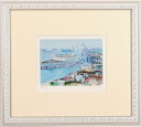ヒロ・ヤマガタ 夜明けのベニス イタリア 絵画 風景画 ヴェネツィア シルクスクリーン 版画 インテリア プレゼント コレクション 新築祝い 開店祝い 新品額付...