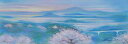熊本 絵画 風景画 天草 パステル画 石井清 「桜咲く松島」 額付き 国内送料無料
