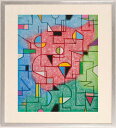 若松愛子 メディテーション A-5 抽象画 絵画 現代アート 水彩画 インテリア プレゼント コレクション 新築祝い 開店祝い 額付き 国内送料無料