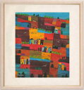 若松愛子 黄昏No.2 抽象画 絵画 現代アート 水彩画 インテリア プレゼント コレクション 新築祝い 開店祝い 新品額付き 国内送料無料 ■