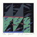 【作家名】南正雄 【作品名】カルテット 抽象画 絵画 現代アート モダンアート シルクスクリーン 版画 額付き 国内送料無料