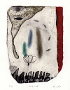 抽象画 絵画 銅版画 エッチング オバタクミ 「水中の城」 額付き 国内送料無料