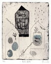 抽象画 絵画 銅版画 エッチング オバタクミ 「自由な選択」 額付き 国内送料無料