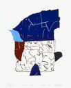 現代アート 絵画 抽象画 現代美術 シルクスクリーン 版画 島州一 「SP-C,D 141」 額付き 国内送料無料