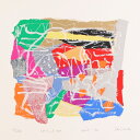 現代アート 絵画 抽象画 現代美術 モダンアート シルクスクリーン 版画 島州一 「SP-C,D 120」 額付き 国内送料無料